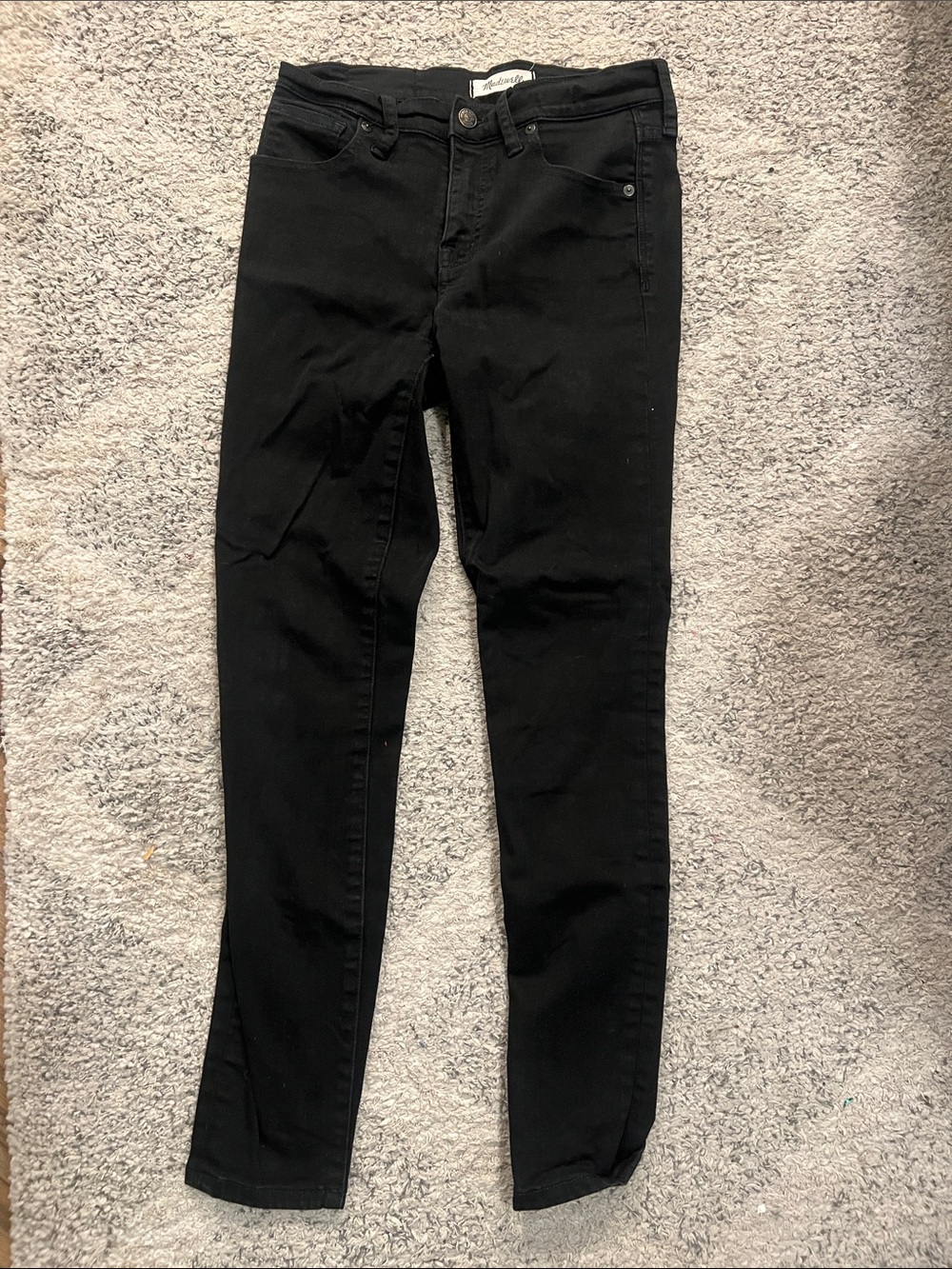 Madewell Black High-Rise Skinny Jeans